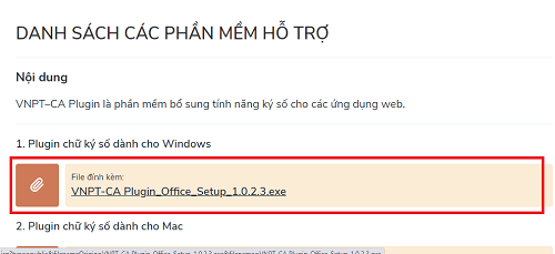 đăng ký chữ ký số dịch vụ công
