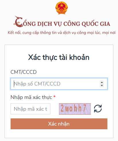 Làm thế nào để lấy lại mật khẩu trên Dịch vụ công Quốc Gia
