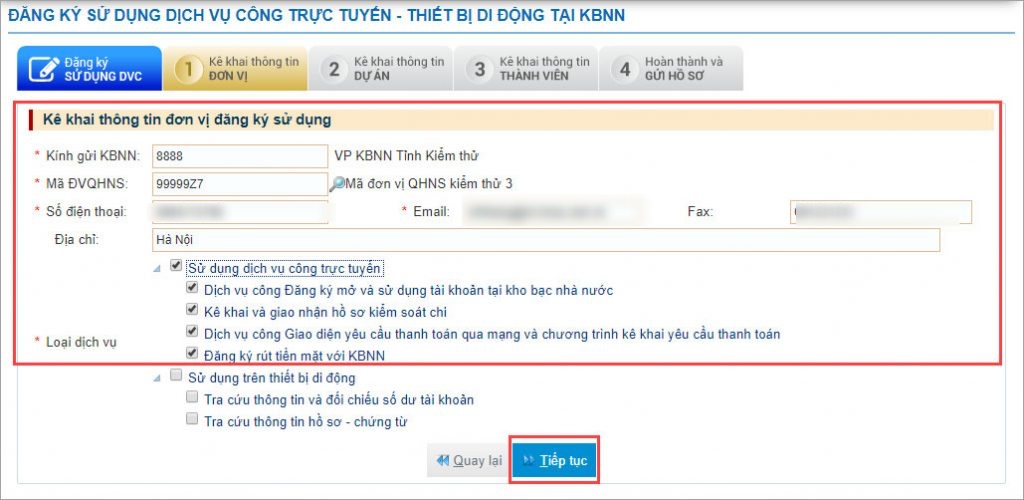 chữ ký số dịch vụ công kho bạc nhà nước
