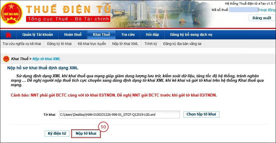 Hướng dẫn đăng ký chữ ký số trên thuế điện tử