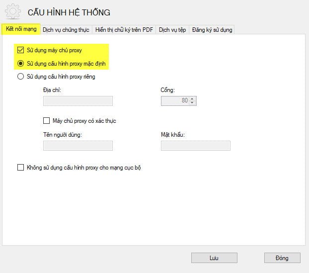 Cài đặt chữ ký số VGCA