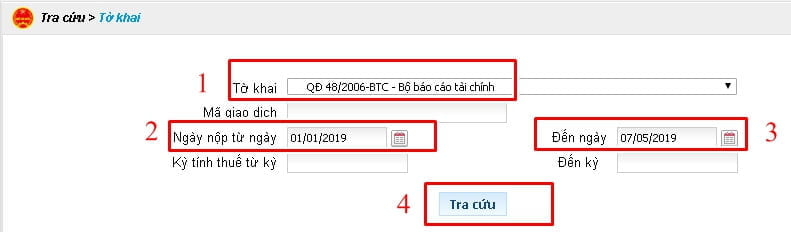 Hướng dẫn nộp phụ lục trên etax
