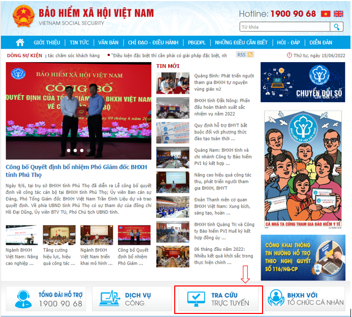 tra cứu số sổ BHXH