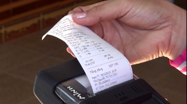 Hoá đơn điện tử khởi tạo trên máy tính tiền