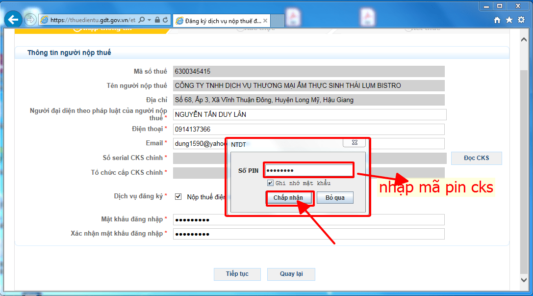 Hướng dẫn đăng ký chữ ký số trên thuế điện tử