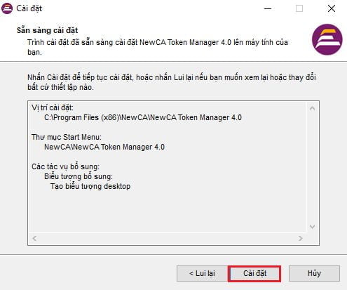Hướng dẫn cài đặt token chữ ký số NewCA