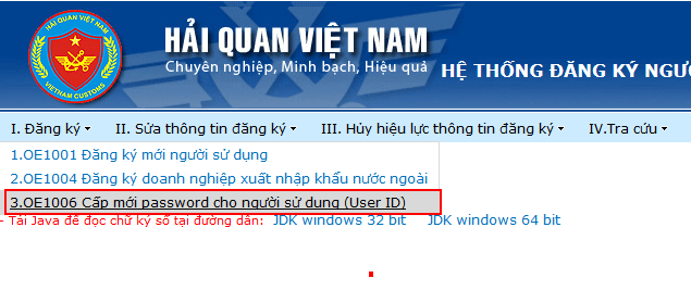 hướng dẫn đăng ký chữ ký số hải quan