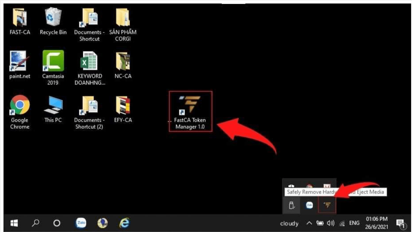 Kiểm tra thời hạn chữ ký số qua phần mềm quản lý USB Token