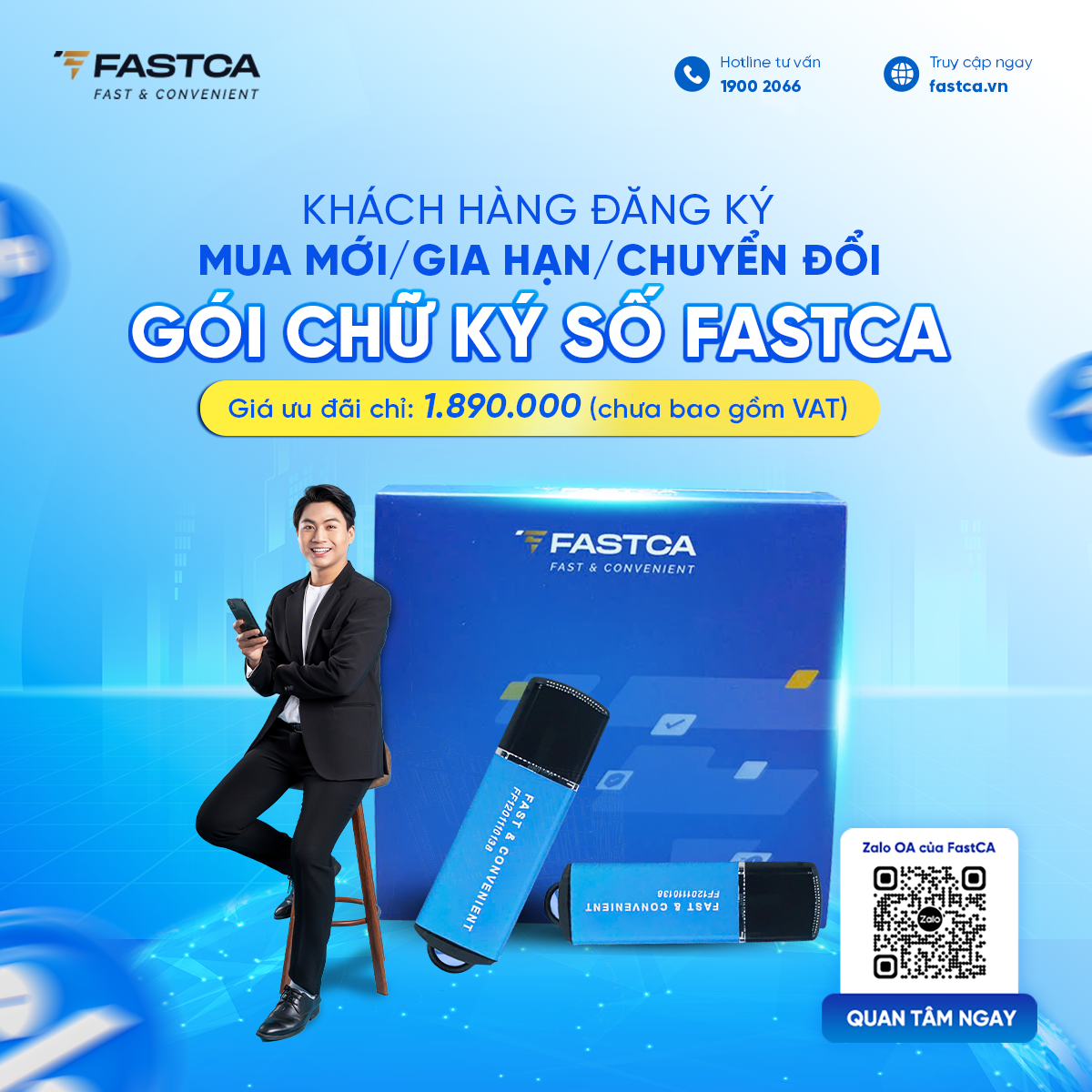 khuyến mãi chữ ký số FastCA