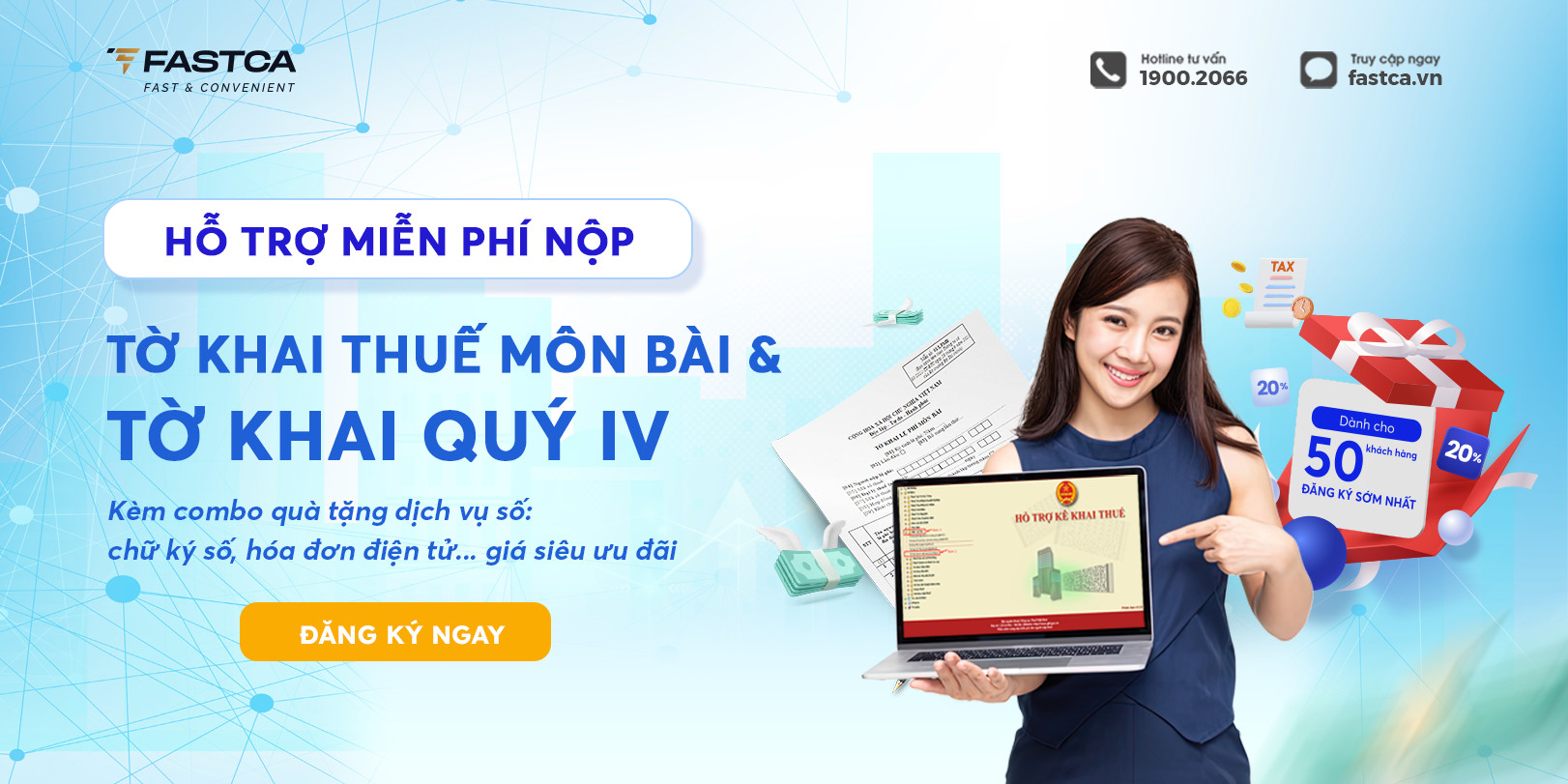 hỗ trợ miễn phí nộp tờ khai thuế môn bài
