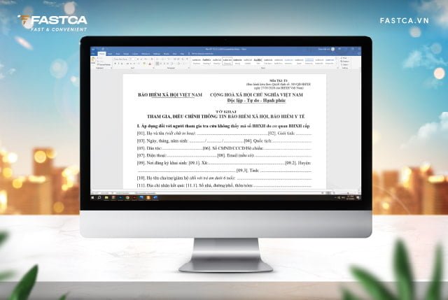 Mẫu tờ khai tham gia, điều chỉnh thông tin BHXH, BHYT (Mẫu TK1-TS)