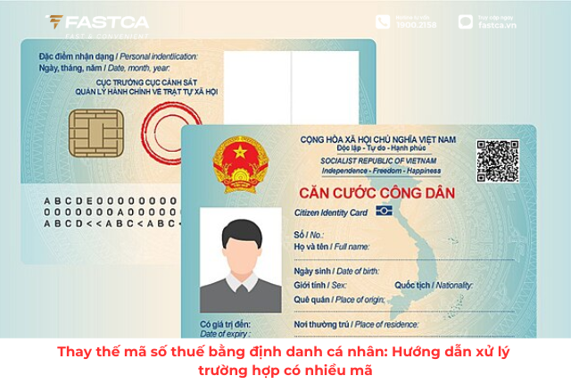 Thay thế mã số thuế bằng định danh cá nhân: Hướng dẫn xử lý trường hợp có nhiều mã